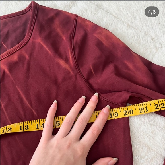 Lululemon❣️Wunder Train Cropped Long Sleeve Shirt - Picture 5 of 6